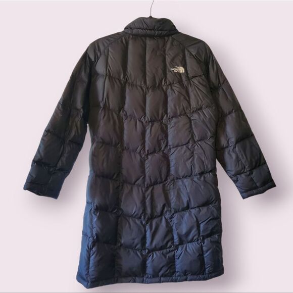 The North Face Girls 550 Down Quilted Puffer Jacket Coat Parka Size XL (18) VGC - Picture 2 of 5